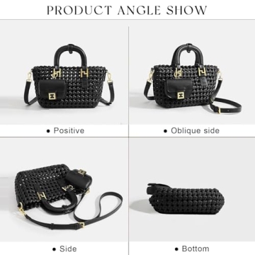 Vegan Leather Crossbody Shoulder Bag for Women - Stylish & Durable