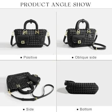 Vegan Leather Crossbody Shoulder Bag for Women - Stylish & Durable