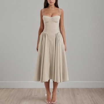 Floral Corset Dress - Elegant Summer Fashion for Women