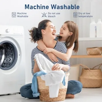 Queen Cooling Mattress Topper for Pressure Relief Comfort