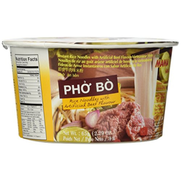 MAMA Pho Bo Instant Soup - Chewy Noodles, Delicious Flavor