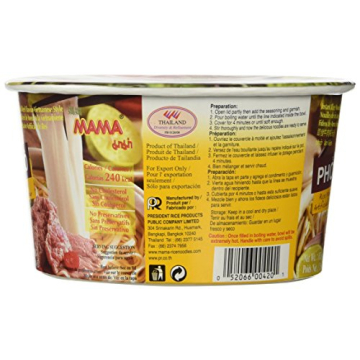 MAMA Pho Bo Instant Soup - Chewy Noodles, Delicious Flavor