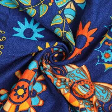 hyha Couch Cover, Loveseat Covers, Floral Pattern, Stretch, Printed, 3 Pieces, Sofa Slipcovers, for 2 Separate Cushion Couch Sofa, Washable Furniture Protector for Dogs(Loveseat, Vintage Pattern)