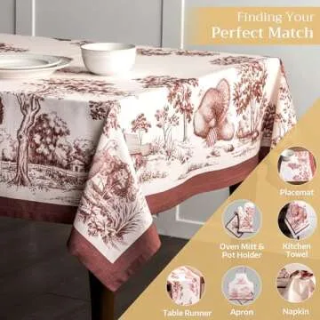 Maison d' Hermine Cotton Tablecloth - Elegant Dining Essential