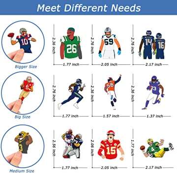 Football Stickers Water Bottle Stickers Computer Laptop Stickers Vinyl Stickers Pack Gift Stickers, ...