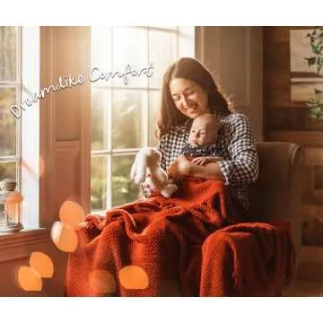 Chanasya Cozy Upholstered Knit Blanket - Perfect for All Seasons