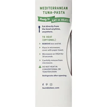 Bumble Bee Quick Catch Mediterranean Pasta - 12g Protein & No Artificial Flavors