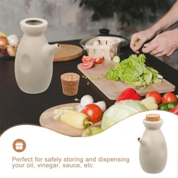 Stylish UPKOCH Ceramic Oil Dispenser for Home Cooking