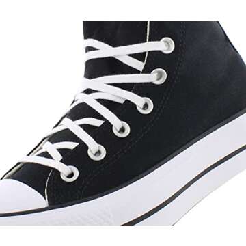 Converse Chuck Taylor All Star High-Top Platform Sneaker Black 6.5 B (M)
