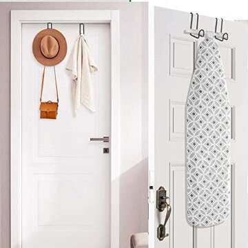 HDYEGY 6pcs 4 Inch Tack Hook, Heavy Duty Metal Over Rail Tack Hook for Hanging Horse Bridles,Buckets(Black)