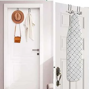 HDYEGY 6pcs 4 Inch Tack Hook, Heavy Duty Metal Over Rail Tack Hook for Hanging Horse Bridles,Buckets(Black)