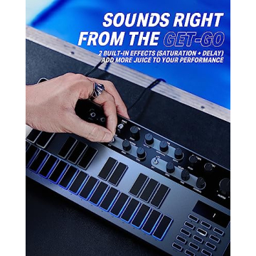 Donner Essential B1 Synthesizer with 128 Presets and Effects