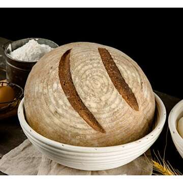 9" Round Banneton Bread Proofing Basket for Sourdough