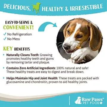Raw Paws Freeze Dried Duck Feet for Dogs (10 Pack) - Made in USA Fully Digestible Dog Chew- Single Ingredient Dog Treats - Freeze Dried Duck Feet for Dogs - Duck Feet Dog Treat - Duck Treats for Dogs
