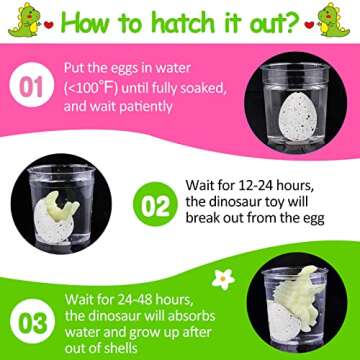 Hatching Dinosaur Eggs Valentine’s Day Gifts for Kids