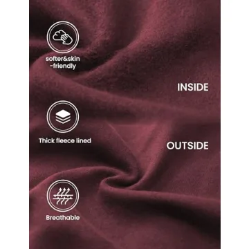 Cozy CRZ YOGA Women's Fleece Lined Half Zip Hoodie