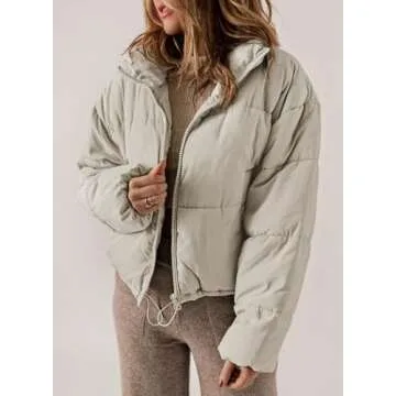 Dokotoo Womens Puffer Jacket Warm Stylish Winter Essential