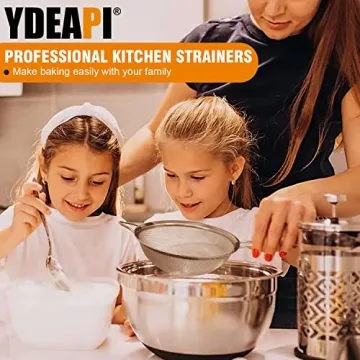 Ydeapi 9inch Fine Mesh Strainer for Kitchen Use