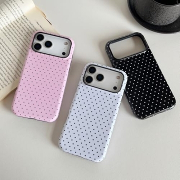 Chic Longlayss iPhone 17 Pro Max Case - Polka Dot Style