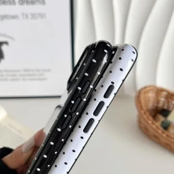 Chic Longlayss iPhone 17 Pro Max Case - Polka Dot Style