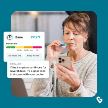 Kinsa QuickCare Smart Thermometer - Accurate & FDA Cleared
