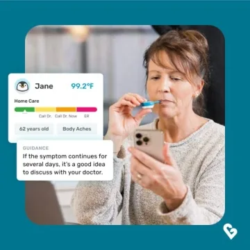 Kinsa QuickCare Smart Thermometer - Accurate & FDA Cleared