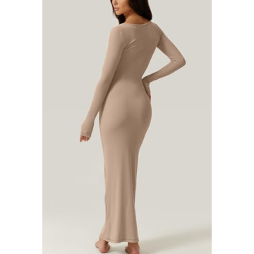 Stylish QINSEN Women's Long Maxi Dress for Any Occasion