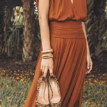 BONJOULRY 14K Gold Bangle Bracelets Set for Women Men Stretchy Link Chain Bracelet Flexible Wide Wristband Bangle Bracelets Omeg Chain Bracelet Set of 3 10MM Each