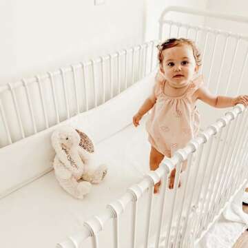 MON AMI Faith French Bunny Stuffed Animal – 12” Cream, Soft & Cuddly, Huggable Rabbit Plush Toy for Kids of All Ages, Nursery Décor