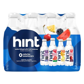 Top Hint Water Best Sellers Pack - 12 Bottles