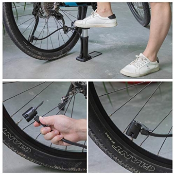 Portable Mini Bicycle Pump for Easy Inflation