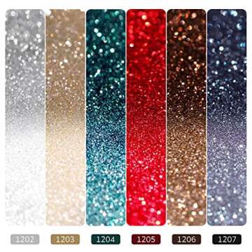 GAOY Reflective Glitter Gel Nail Polish Set, 6 Colors Available