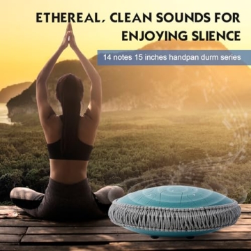 NBMICSO Steel Tongue Drum - 15 Note Healing Instrument