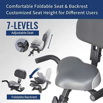 leikefitness LEIKE X Bike Ultra-Quiet Folding Exercise Bike, Magnetic Upright Bicycle with Heart Rate,LCD Monitor and easy to assemble (YELLOW)