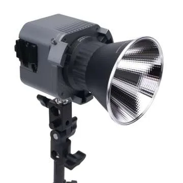 Aputure Amaran COB 60X S LED Video Light Bowens Mount,33,300 lux @1m Bi-Color 2700-6500k Photography Studio Lighting,AC/DC Power Support with App Control for Studio Live Streaming Video Shooting