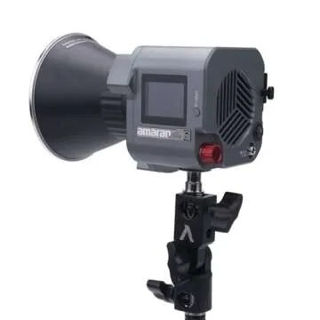 Aputure Amaran COB 60X S LED Video Light Bowens Mount,33,300 lux @1m Bi-Color 2700-6500k Photography Studio Lighting,AC/DC Power Support with App Control for Studio Live Streaming Video Shooting