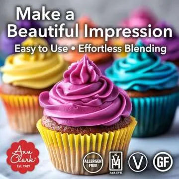 Ann Clark Gel Food Coloring - 6 Vibrant Colors Made in USA