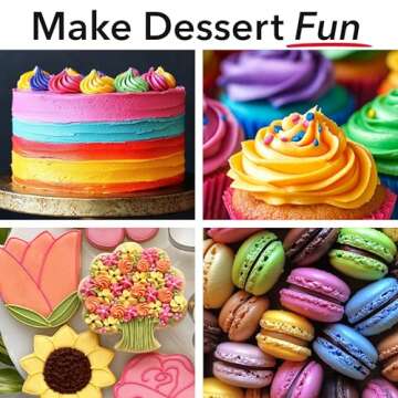 Ann Clark Gel Food Coloring - 6 Vibrant Colors Made in USA