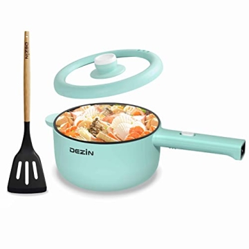 Dezin Electric Cooker, 2L Non-Stick Sauté Pan for Quick Meals, Dorm Essential