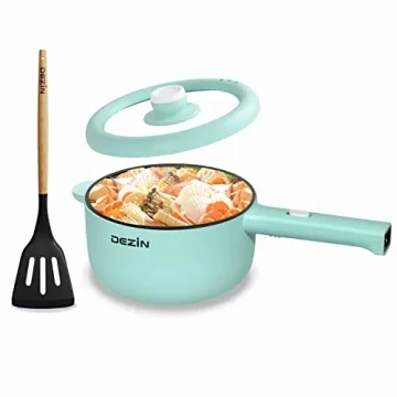 Dezin Electric Cooker, 2L Non-Stick Sauté Pan for Quick Meals, Dorm Essential