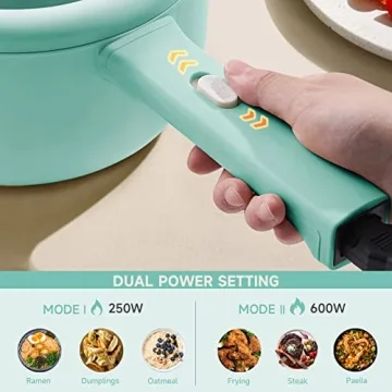 Dezin Electric Cooker | 2L Non-Stick Mini Pot for Easy Meals