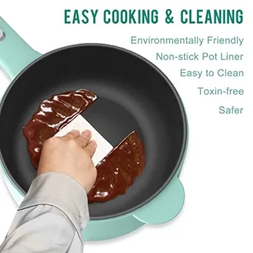Dezin Electric Cooker | 2L Non-Stick Mini Pot for Easy Meals