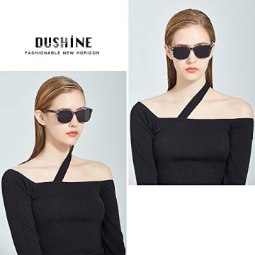 DUSHINE Polarized Sunglasses for Women - Retro Style