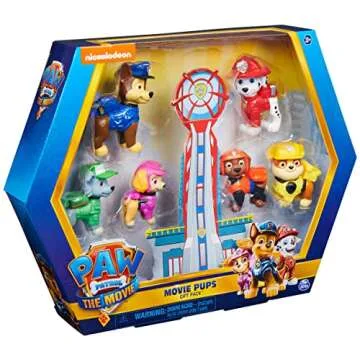 Paw Patrol, Movie Pups Gift Pack with 6 Collectible Toy Figures, Kids Toys for Ages 3 and up