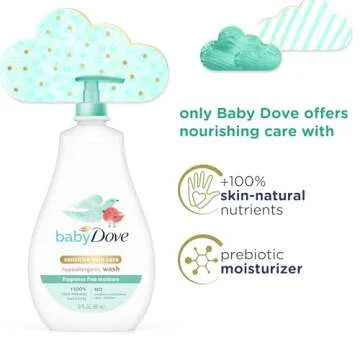 Gentle Baby Dove Hypoallergenic Skin Care Wash 20 oz