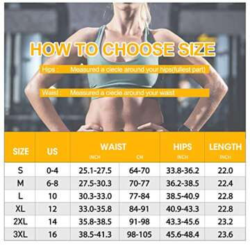 SCARBORO Sauna Sweat Pants for Women High Waist Compression Slimming Weights Thermo Legging Workout Body Shaper Sauna Suit