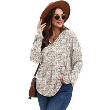 Sampeel Women’s V-Neck Hoodies for Casual Fall Fashion
