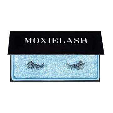 MoxieLash Magnetic Eyelashes with Eyeliner Kit - Baby Bundle - Natural Looking False Eyelashes - Set of Baby Lashes + Magnetic Eyeliner + Remover Swabs - USA Owned - No Glue