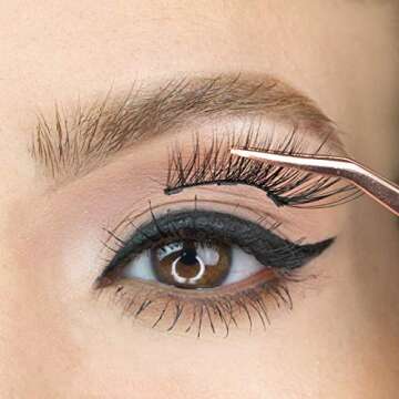 MoxieLash Magnetic Eyelashes with Eyeliner Kit - Baby Bundle - Natural Looking False Eyelashes - Set of Baby Lashes + Magnetic Eyeliner + Remover Swabs - USA Owned - No Glue