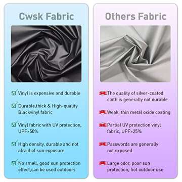 Cwsk Sensory Tent Calming Hideout for Kids with CPC Certification,Collapsible Portable Pop-Up Light-...